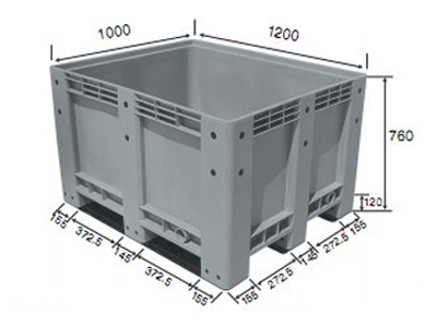 Plastic Pallet Fixed Wall Containers